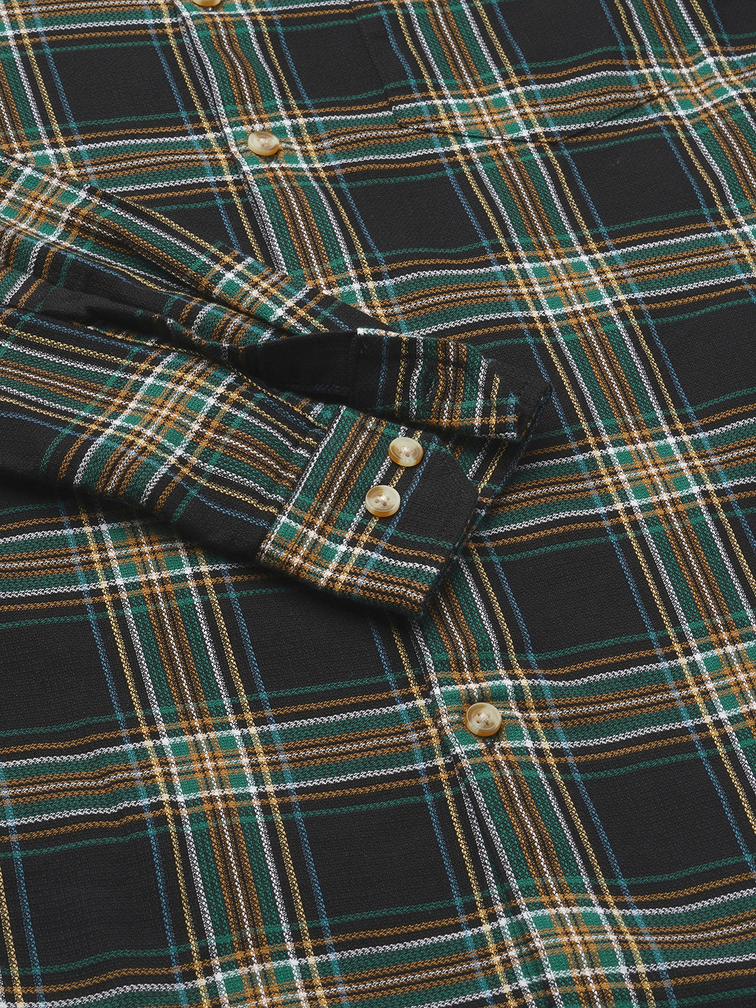 Premium Giza Cotton Multicolour Tartan Checked Shirt