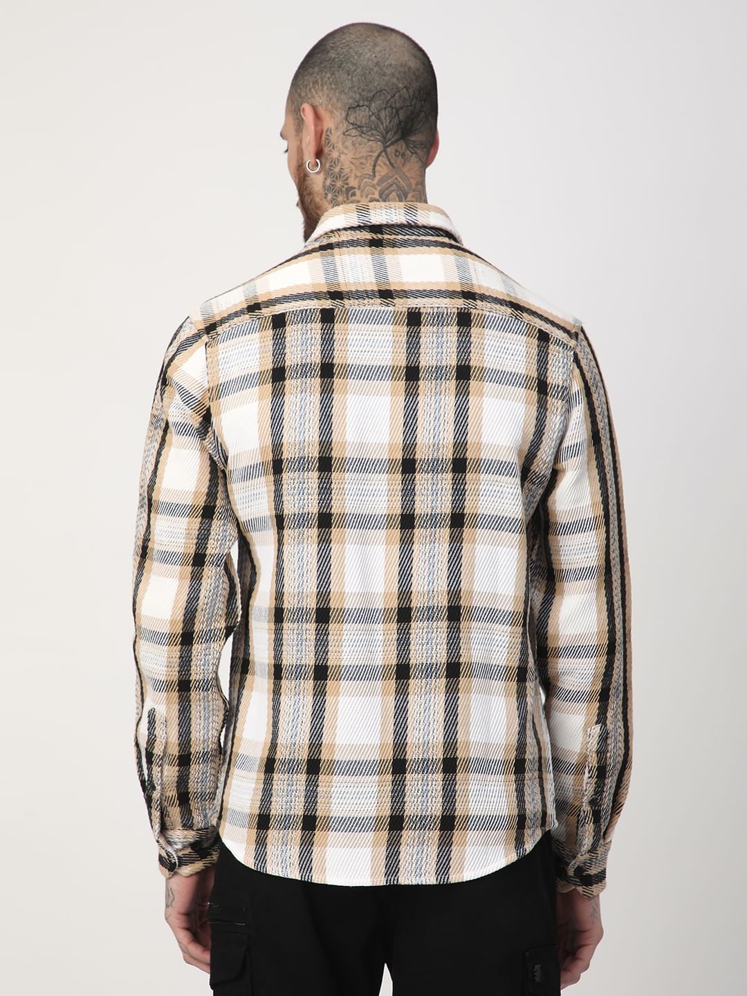 Multicolour Heavy Twill Jacquard Shirt