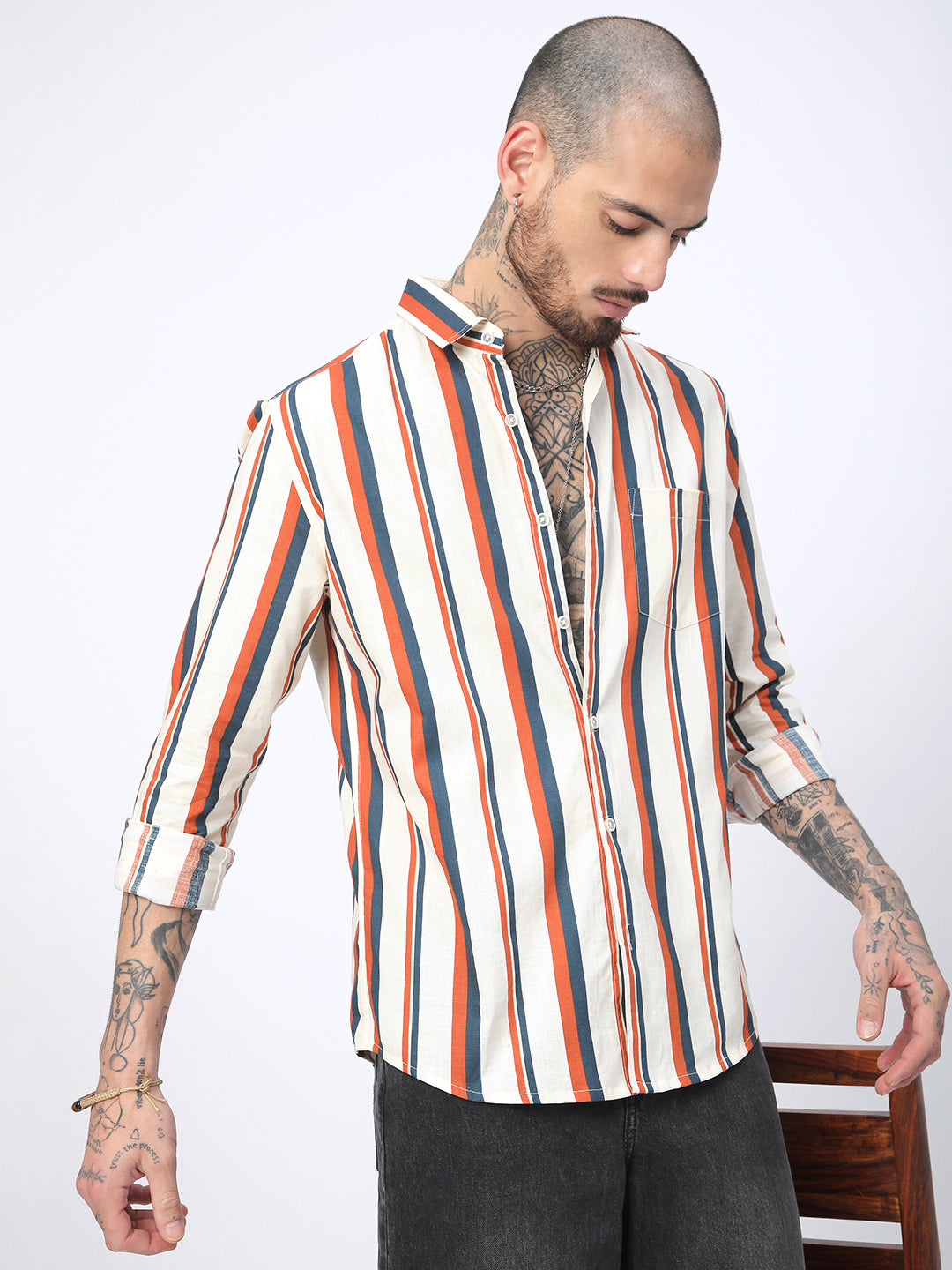 Multicolour Awning Stripes Shirt