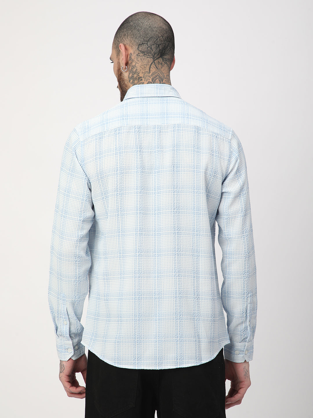Bluey Mini Plaid Checks Seersucker Shirt