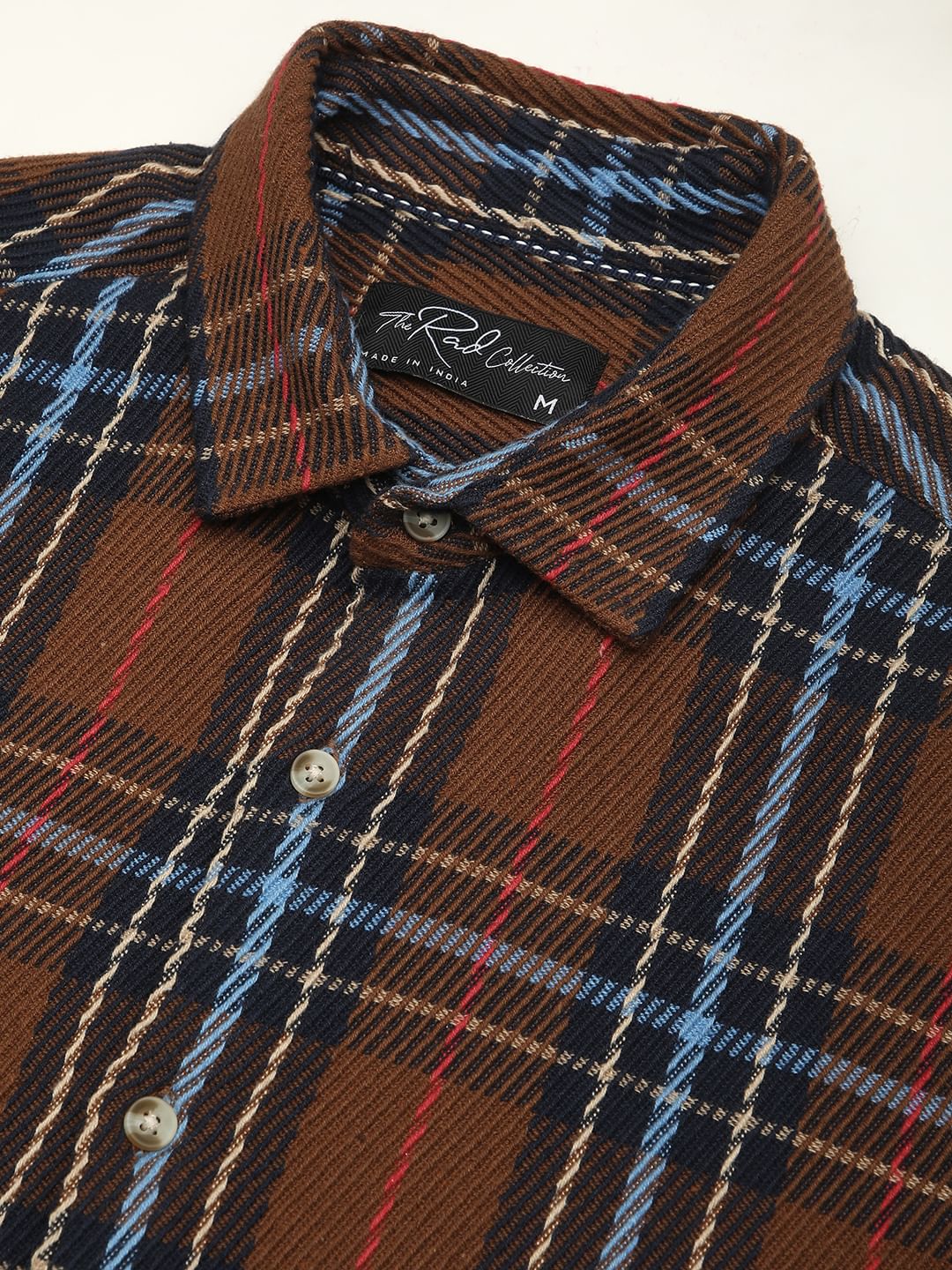 Elegance Multicolour Heavy Twill Checks Shirt