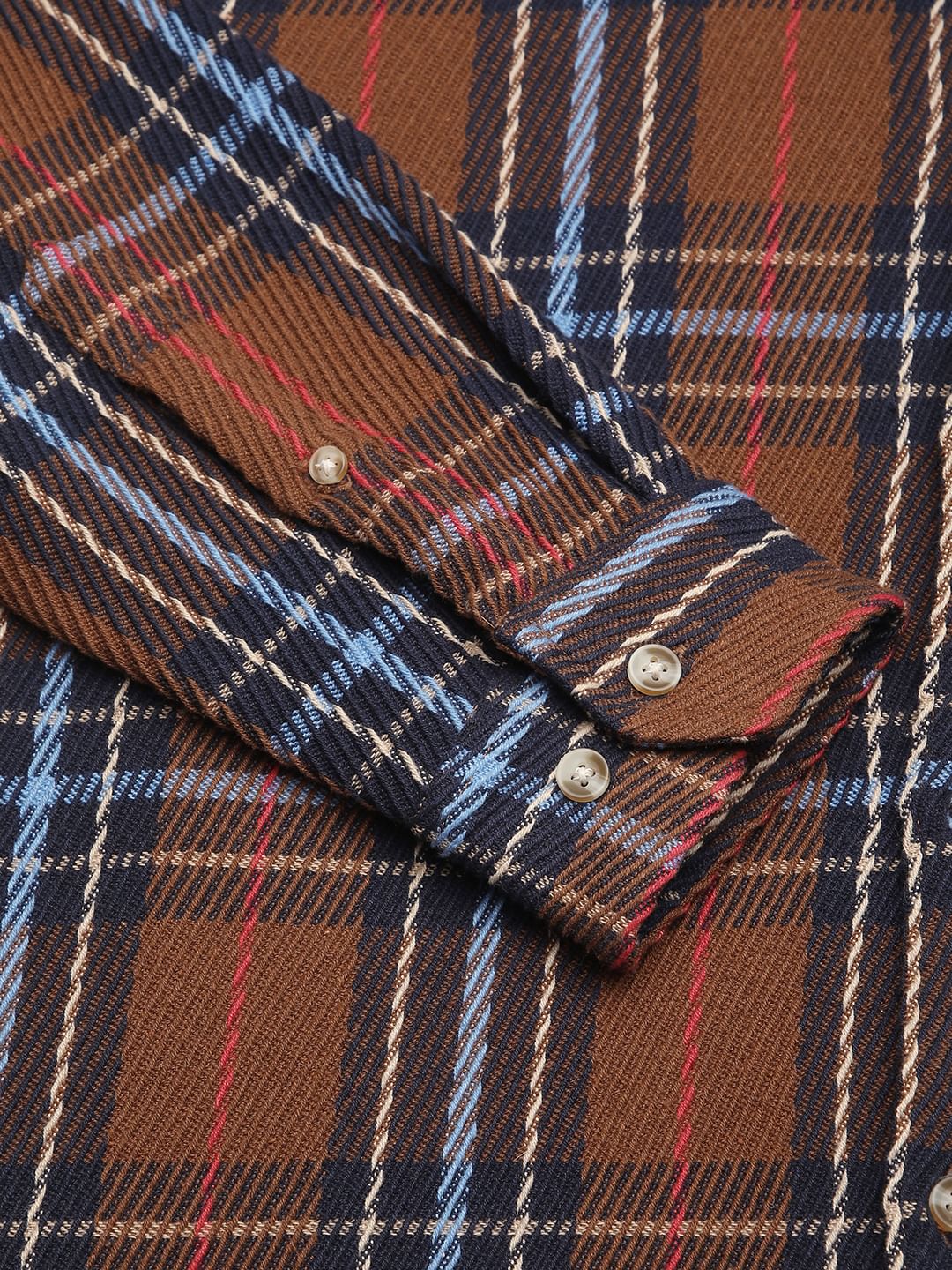 Elegance Multicolour Heavy Twill Checks Shirt