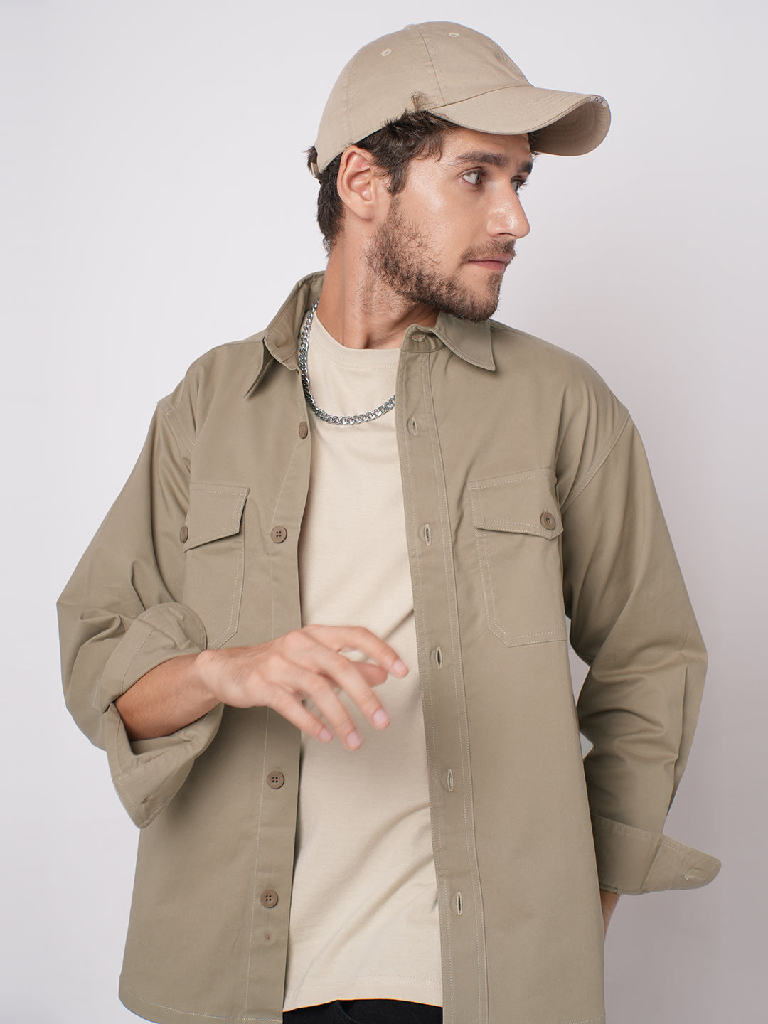 Super Soft Bridgewater Tan Double Pocket Overshirt