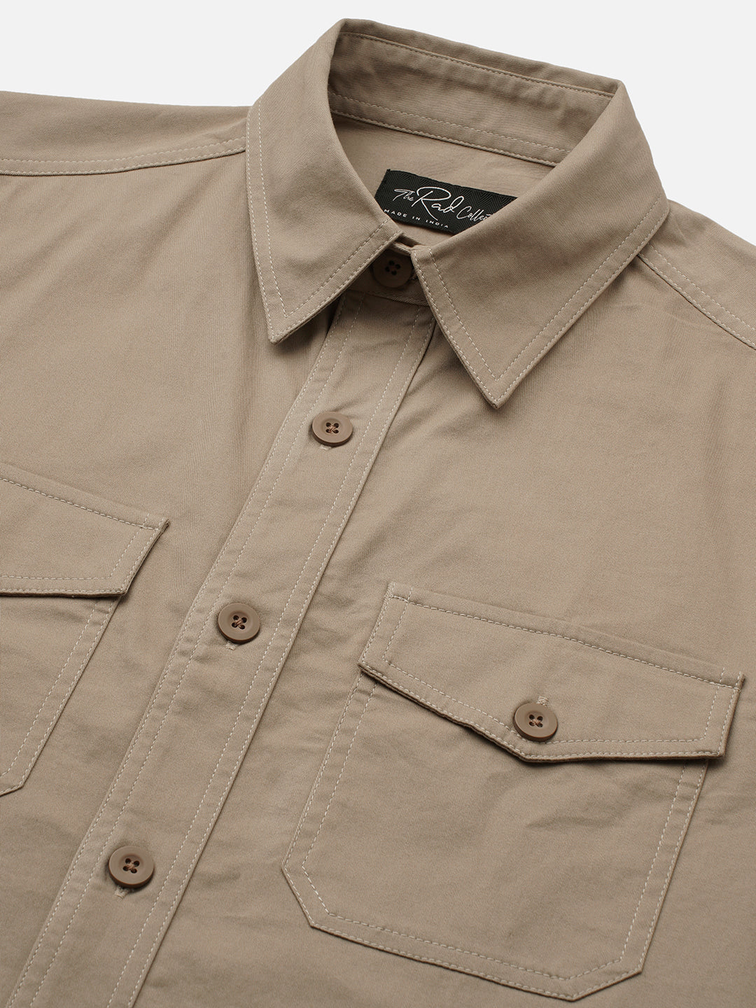 Super Soft Bridgewater Tan Double Pocket Overshirt