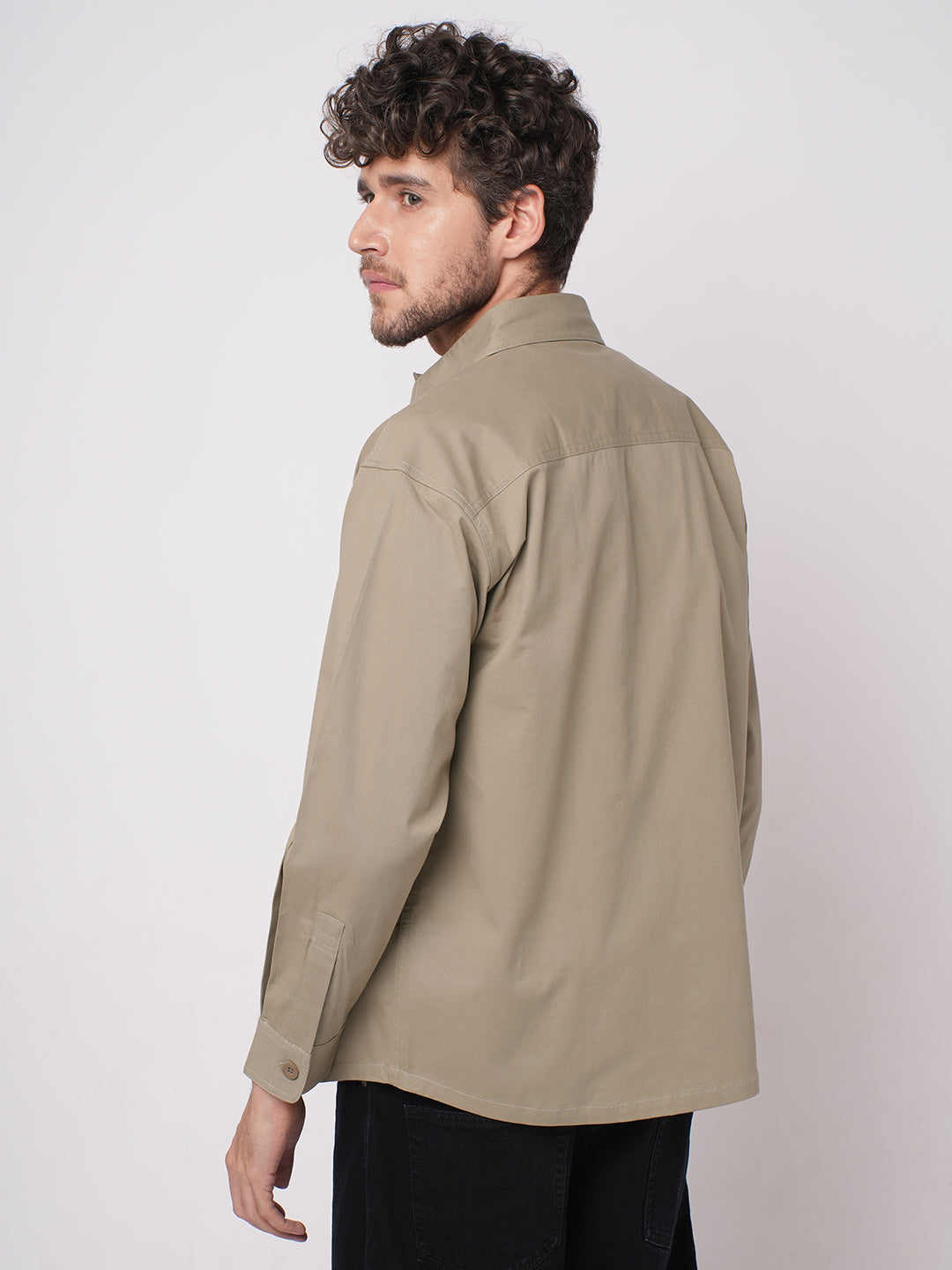 Super Soft Bridgewater Tan Double Pocket Overshirt