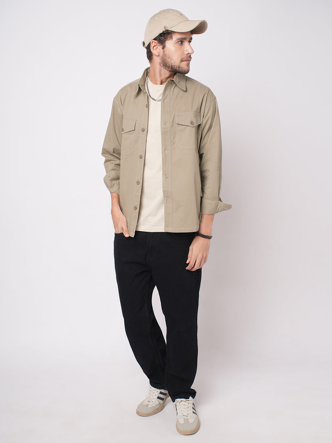 Super Soft Bridgewater Tan Double Pocket Overshirt