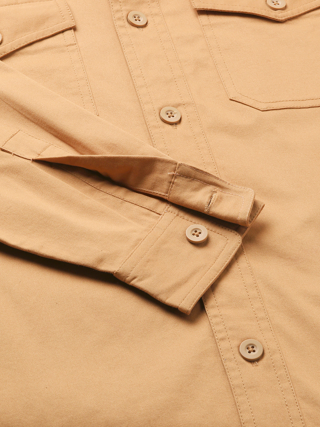 Super Soft Solid Tangerine Double Pocket Overshirt