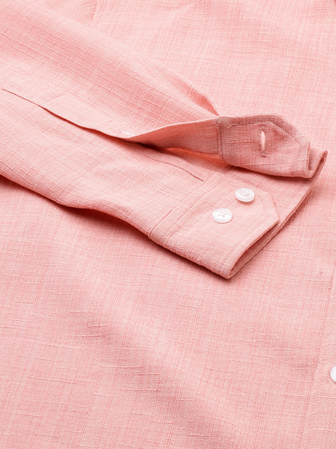 Coral Slub Textured Shirt