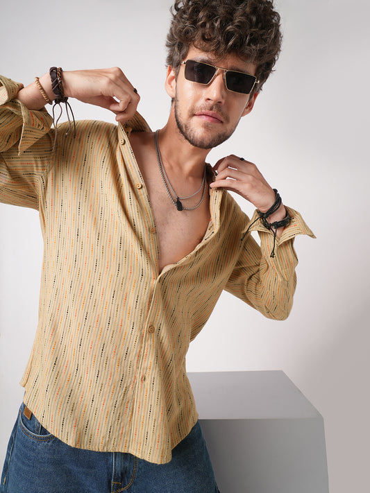 Sunkissed Beadtrail Pecan Pie Beige Shirt