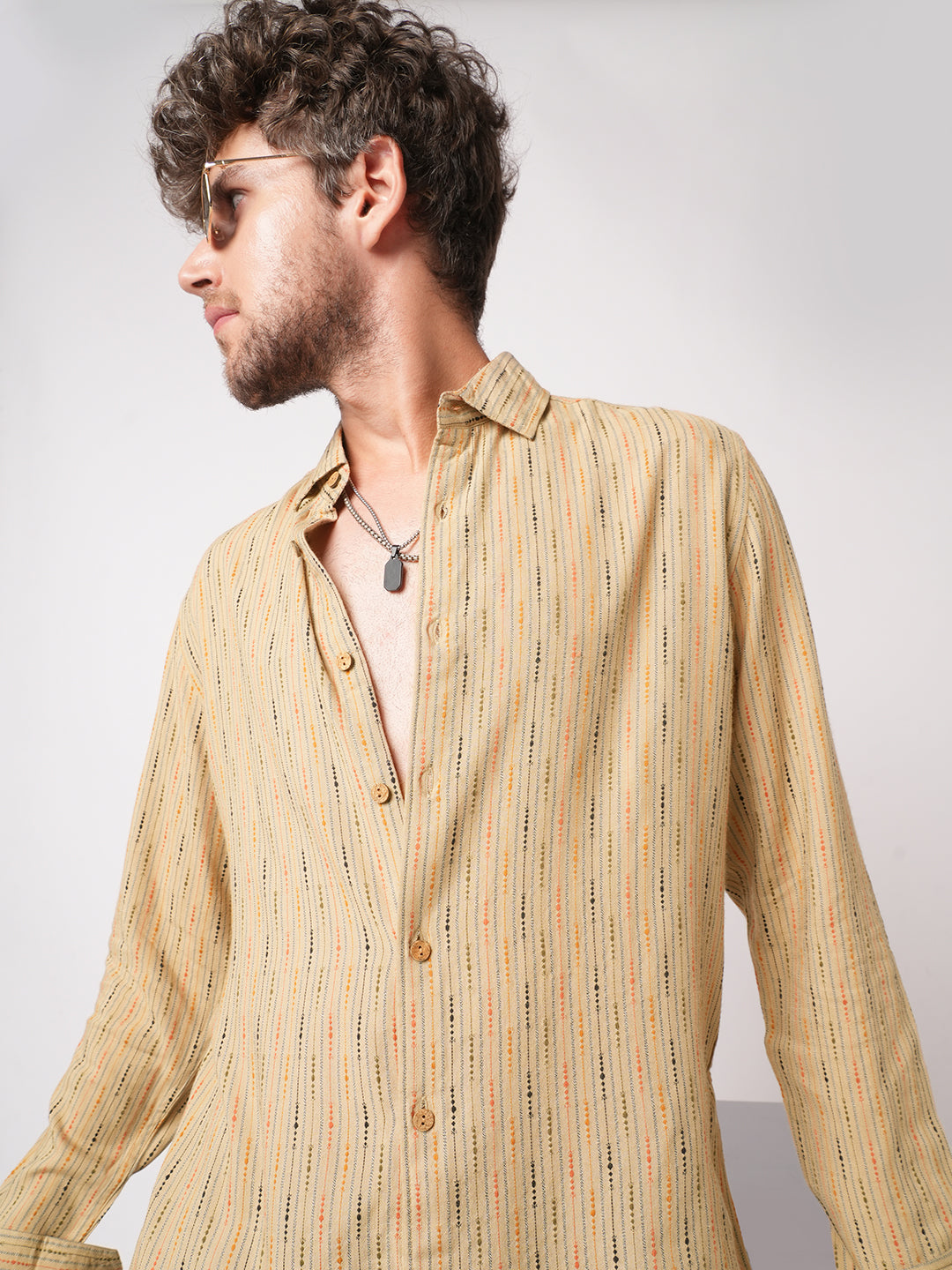 Sunkissed Beadtrail Pecan Pie Beige Shirt