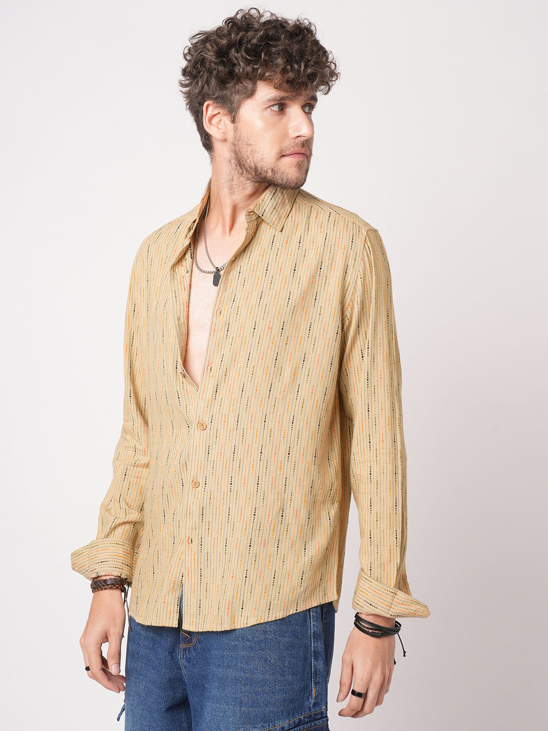 Sunkissed Beadtrail Pecan Pie Beige Shirt