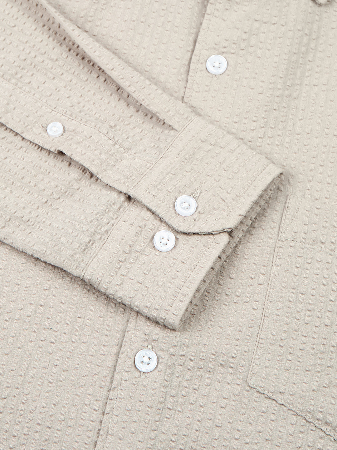 Glacier Grey Seersucker Shirt