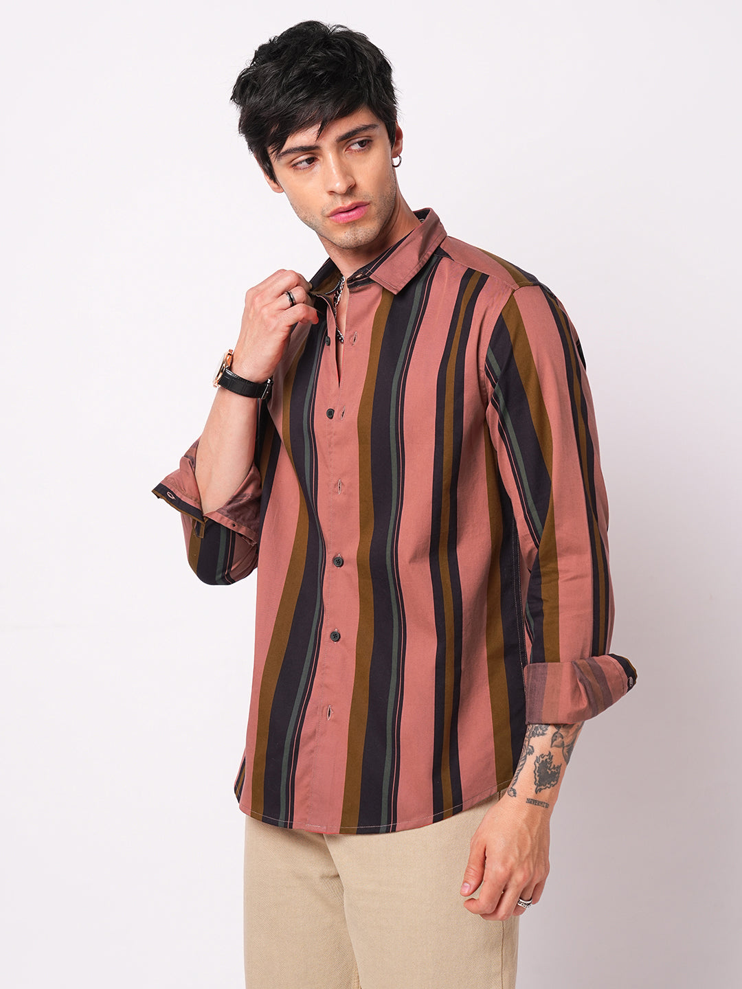 Multicolour Awning Striped Shirt