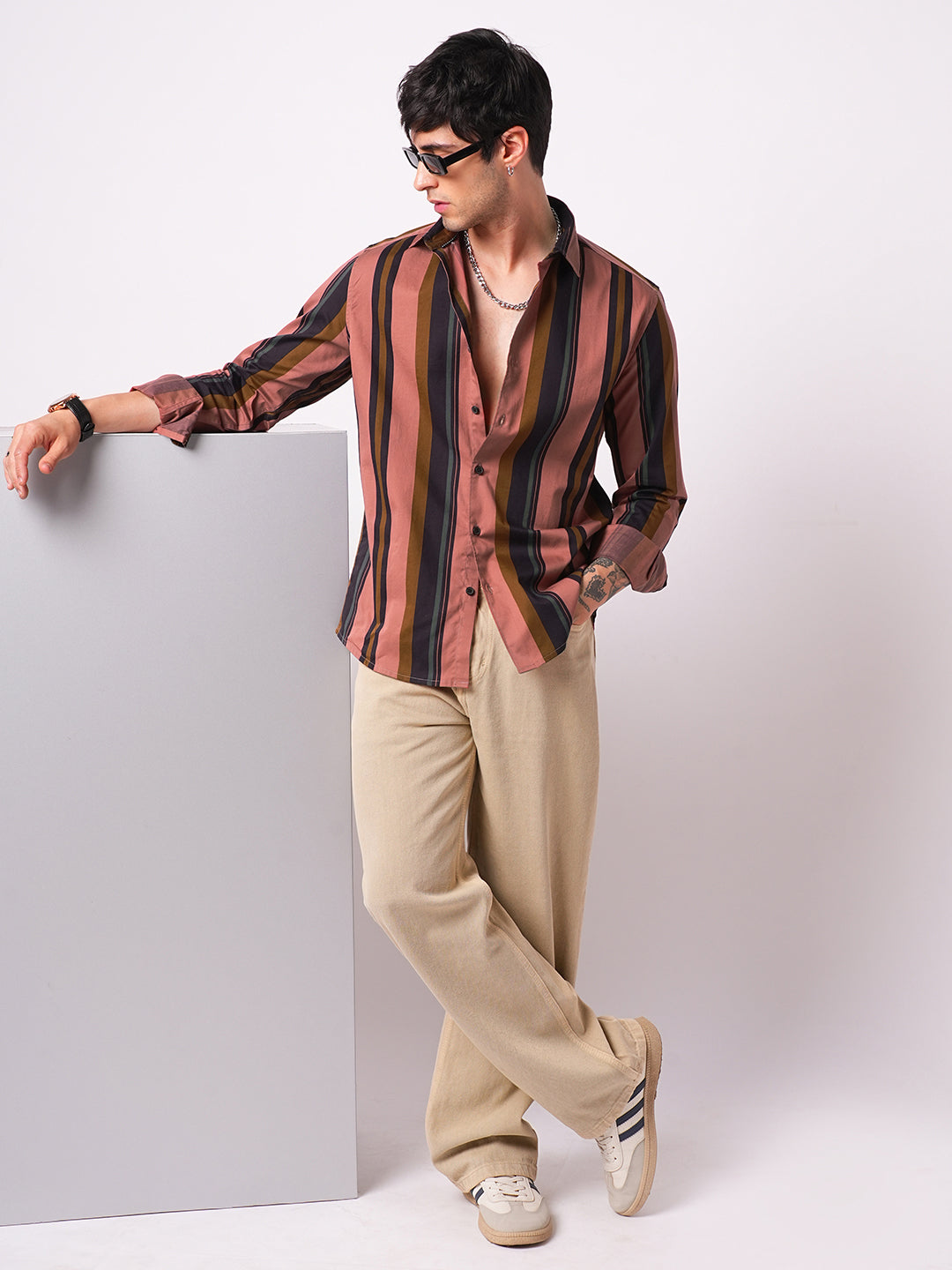 Multicolour Awning Striped Shirt