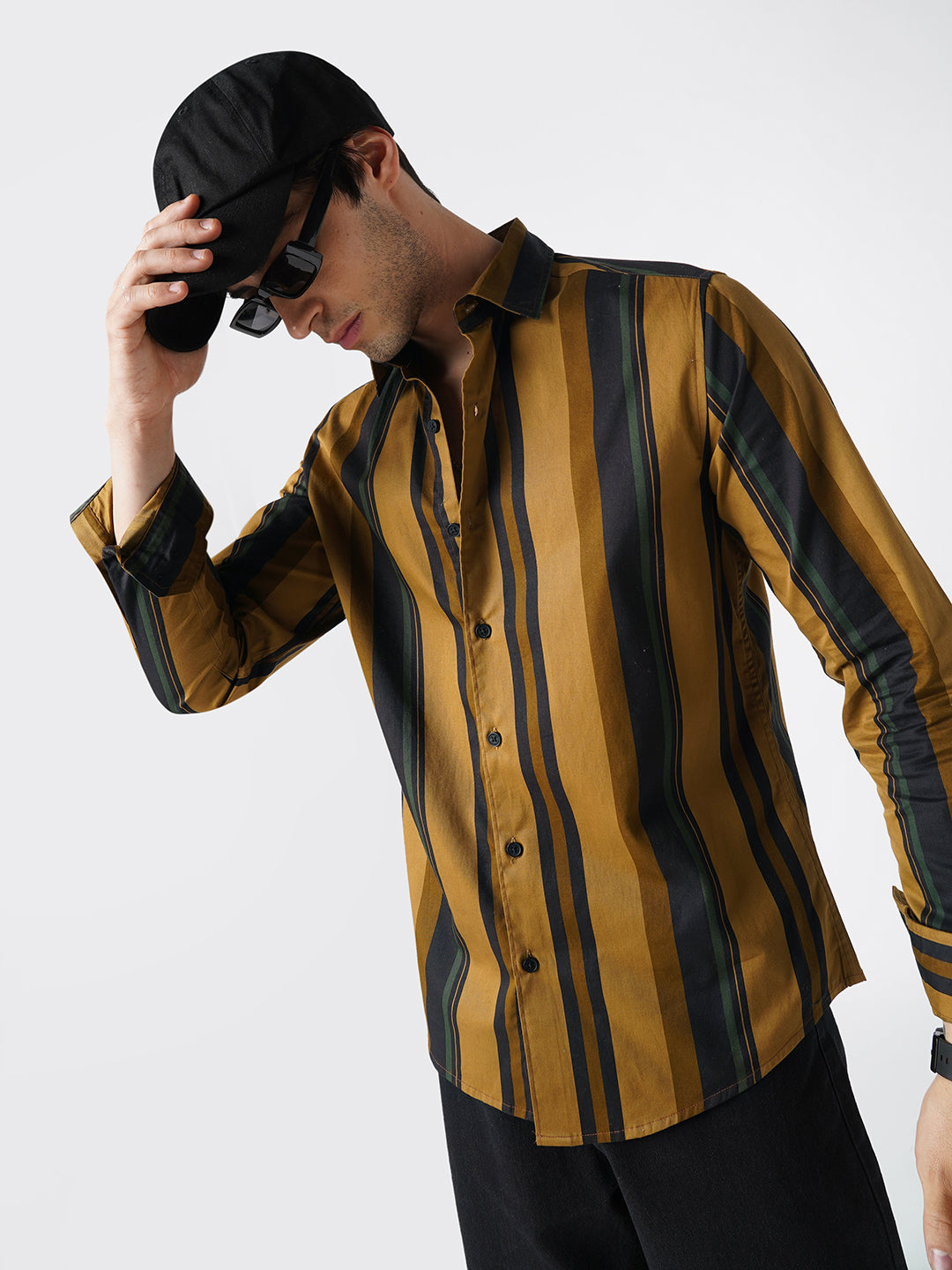 Multicolour Roman Striped Shirt