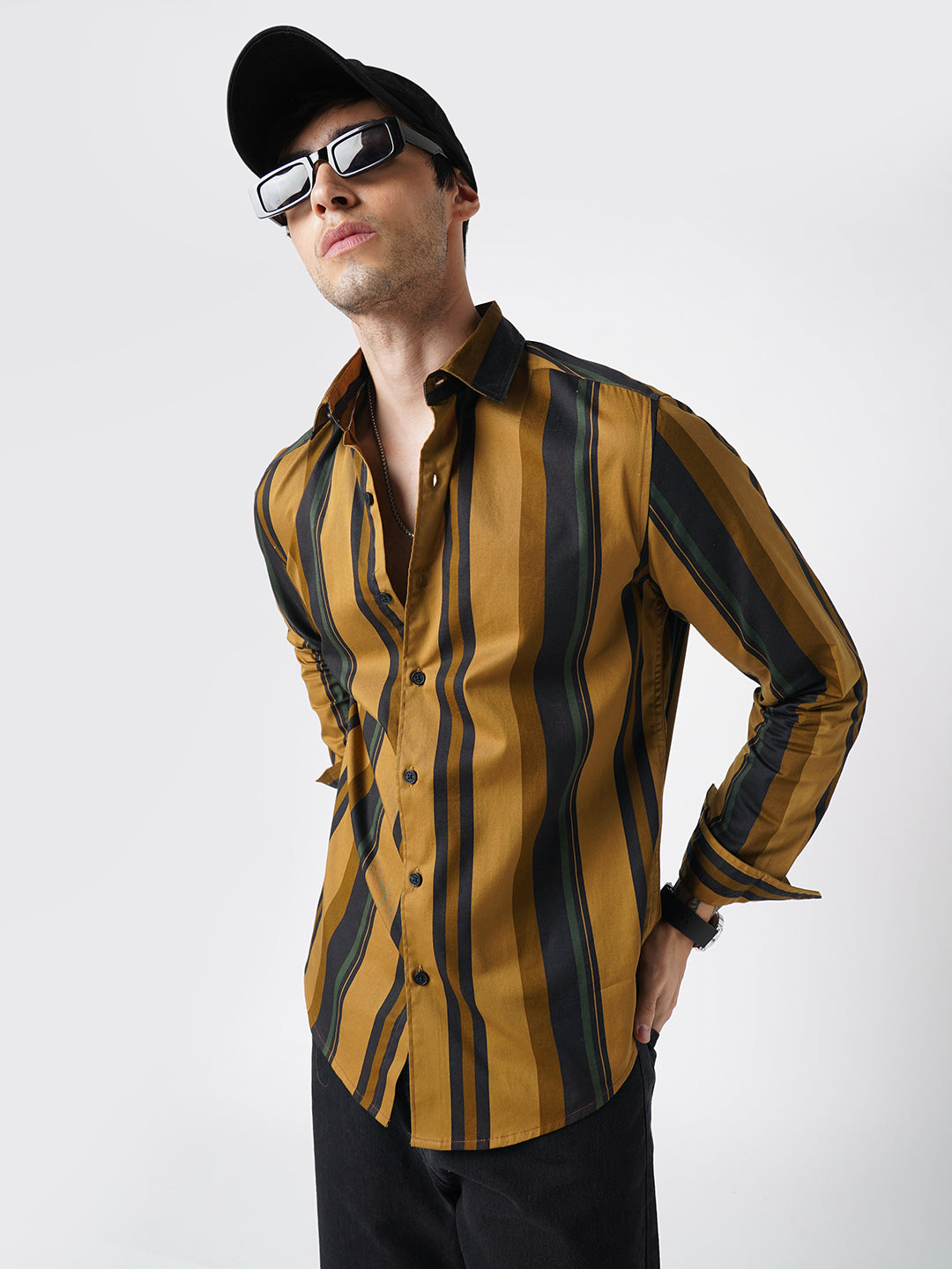 Multicolour Roman Striped Shirt