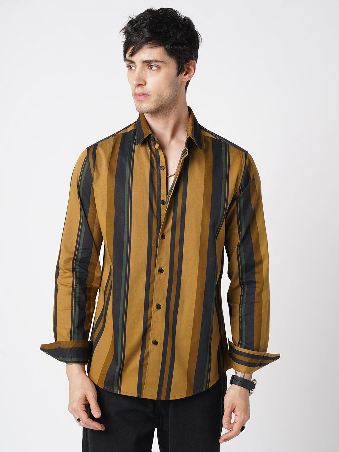 Multicolour Roman Striped Shirt