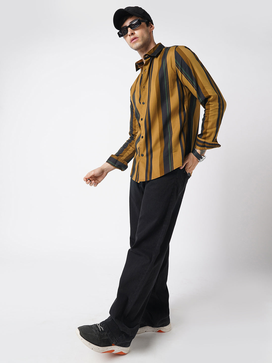 Multicolour Roman Striped Shirt