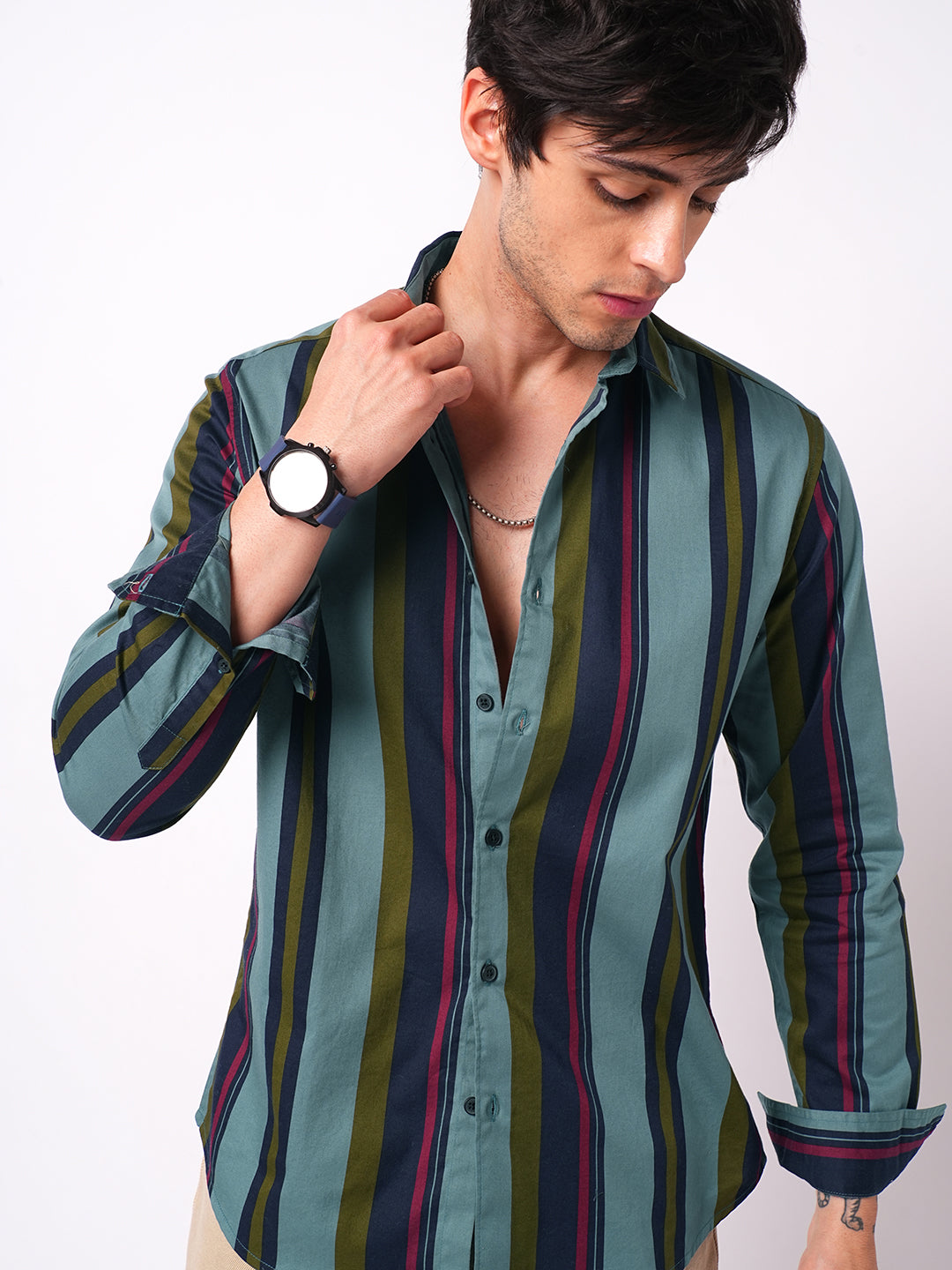 Multicolour Awning Striped Shirt