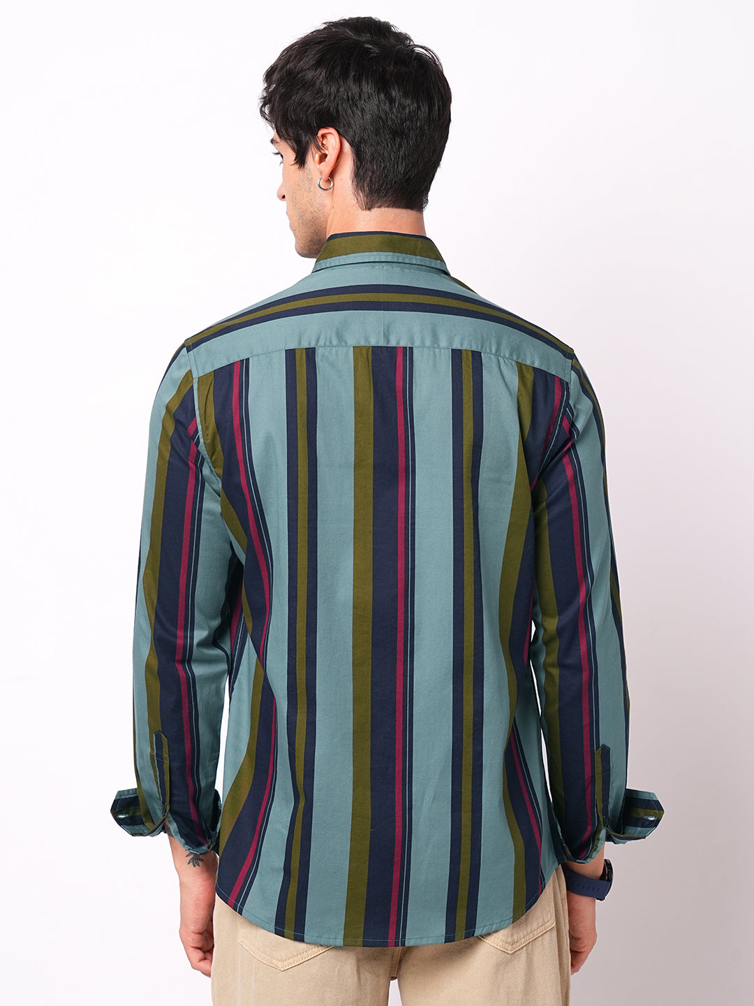 Multicolour Awning Striped Shirt