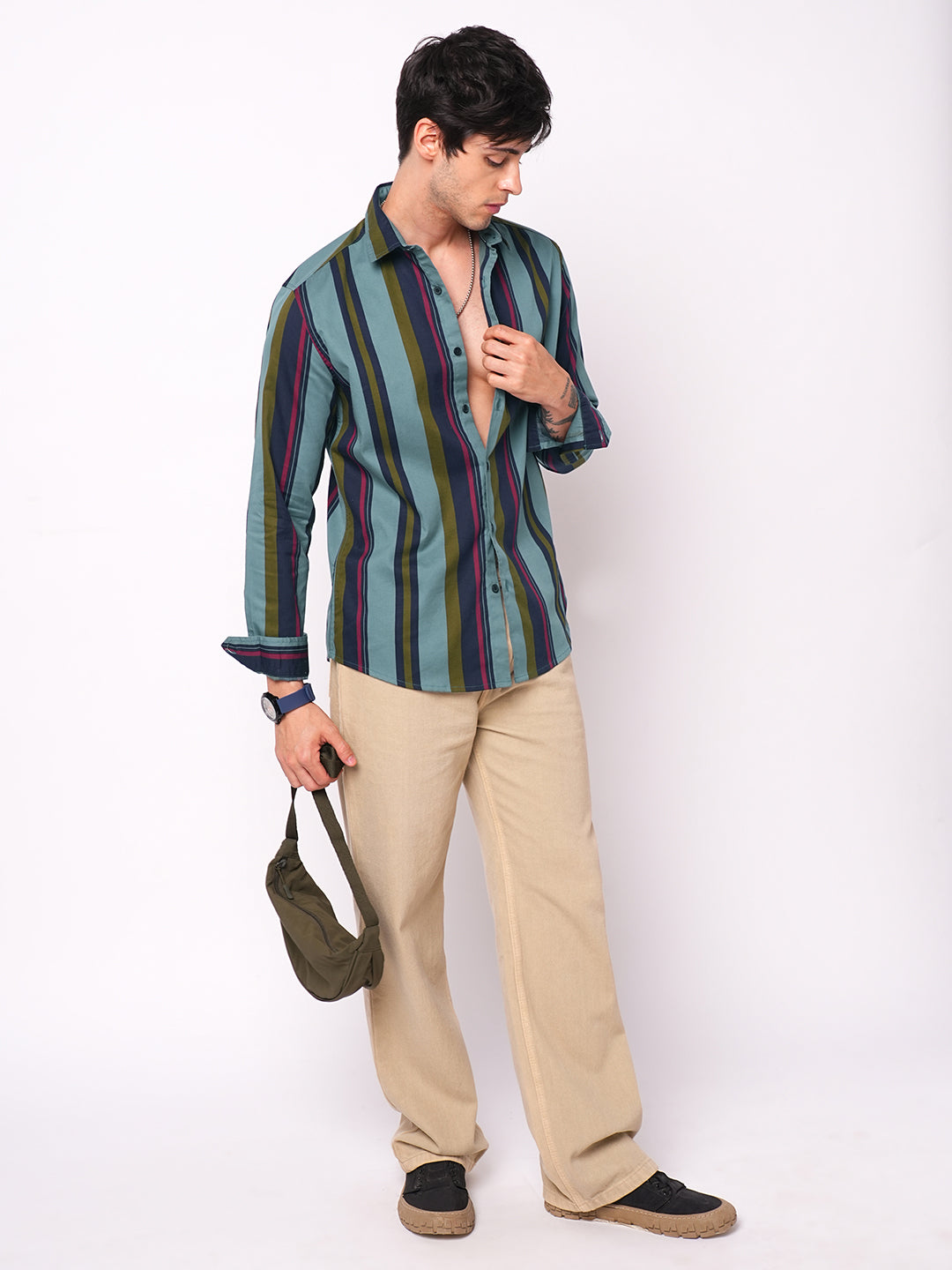 Multicolour Awning Striped Shirt