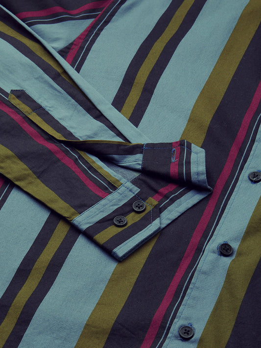 Multicolour Awning Striped Shirt