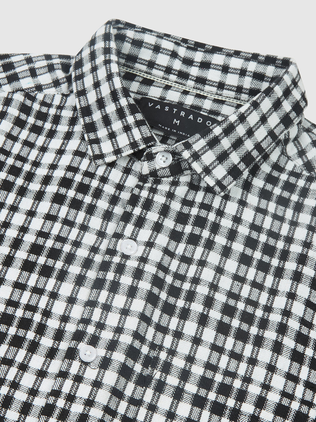 Timeless Black & White Checks Shirt