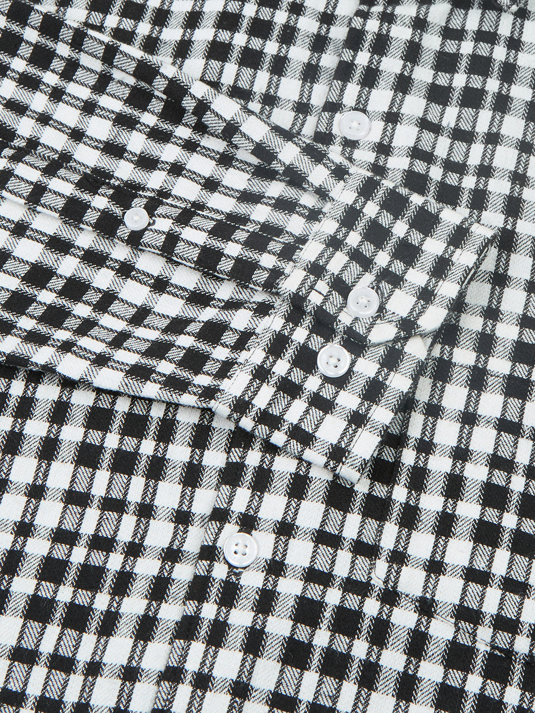 Timeless Black & White Checks Shirt
