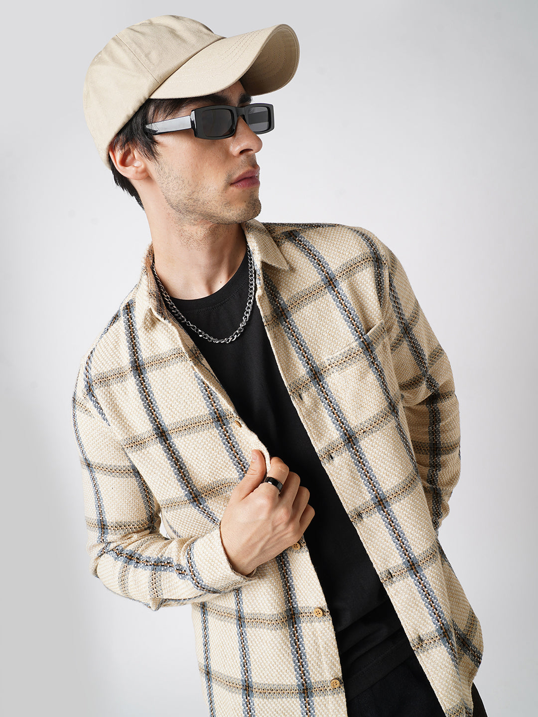 Premium Cotton Multicolour Checked Shirt