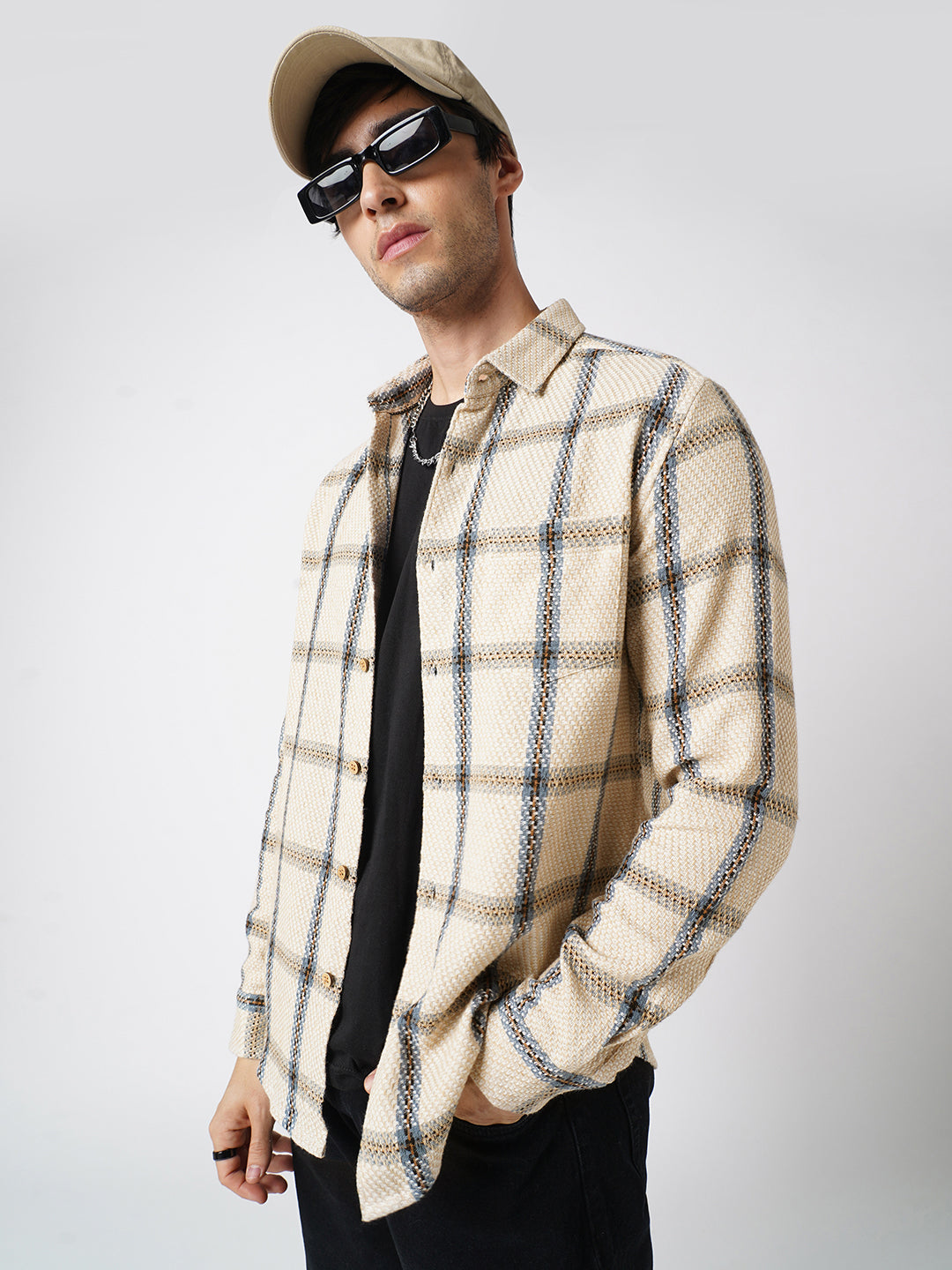 Premium Cotton Multicolour Checked Shirt