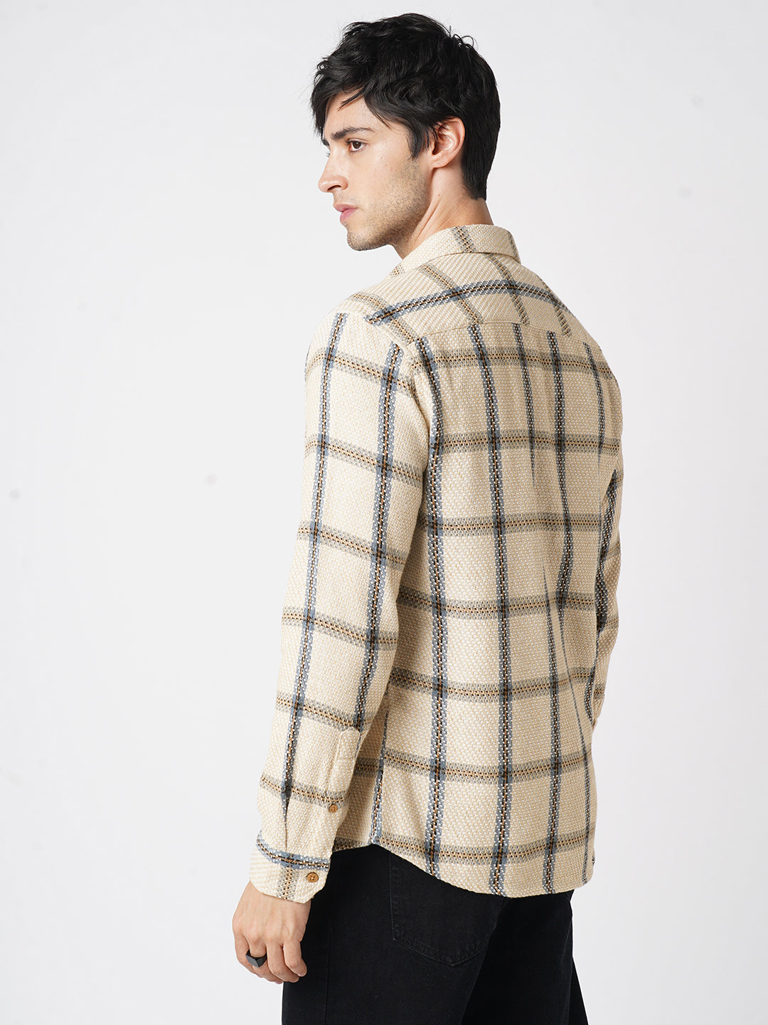 Premium Cotton Multicolour Checked Shirt