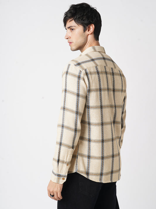 Premium Cotton Multicolour Checked Shirt