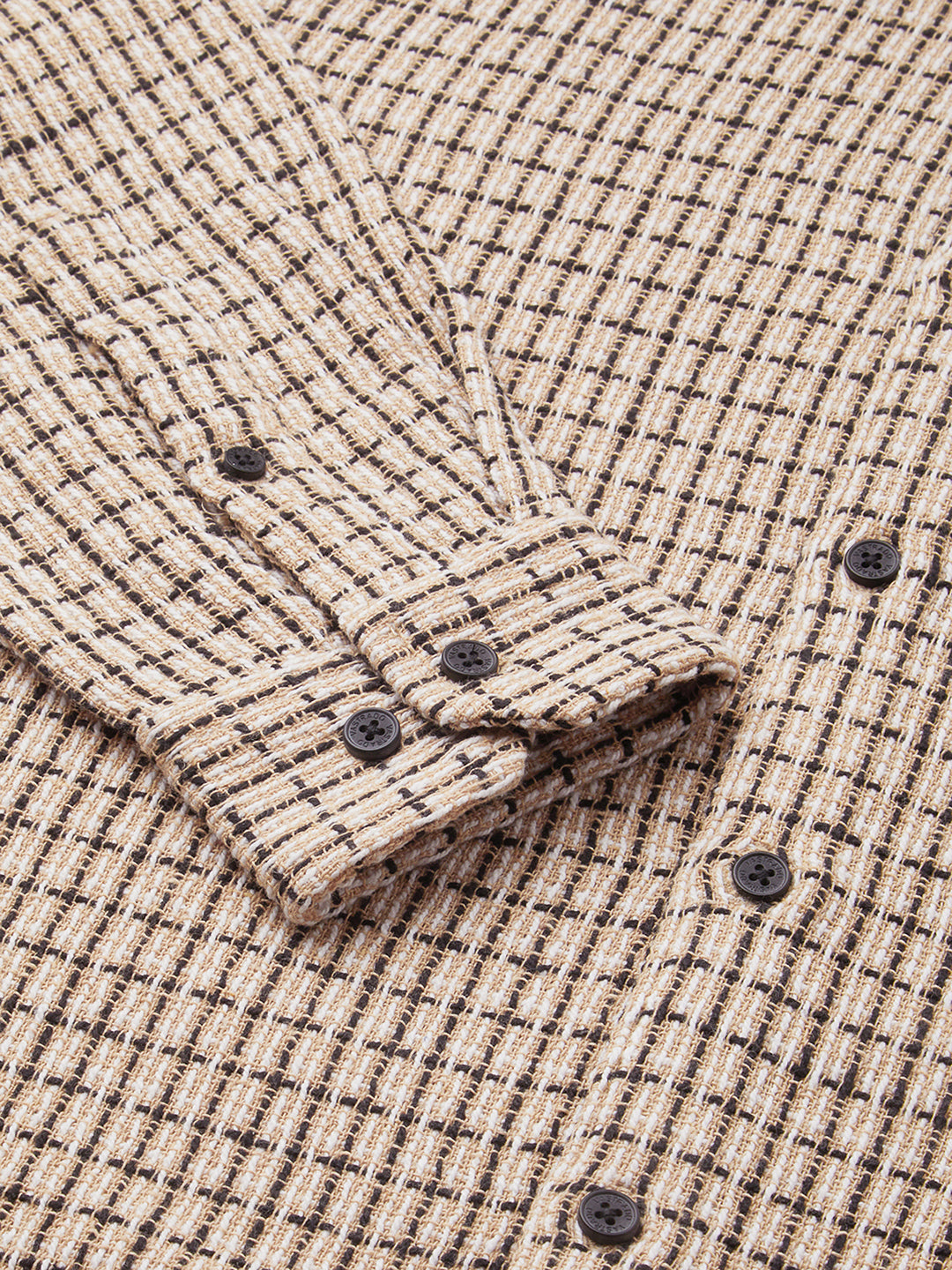 Multicolour Interweaved Checkered Shirt