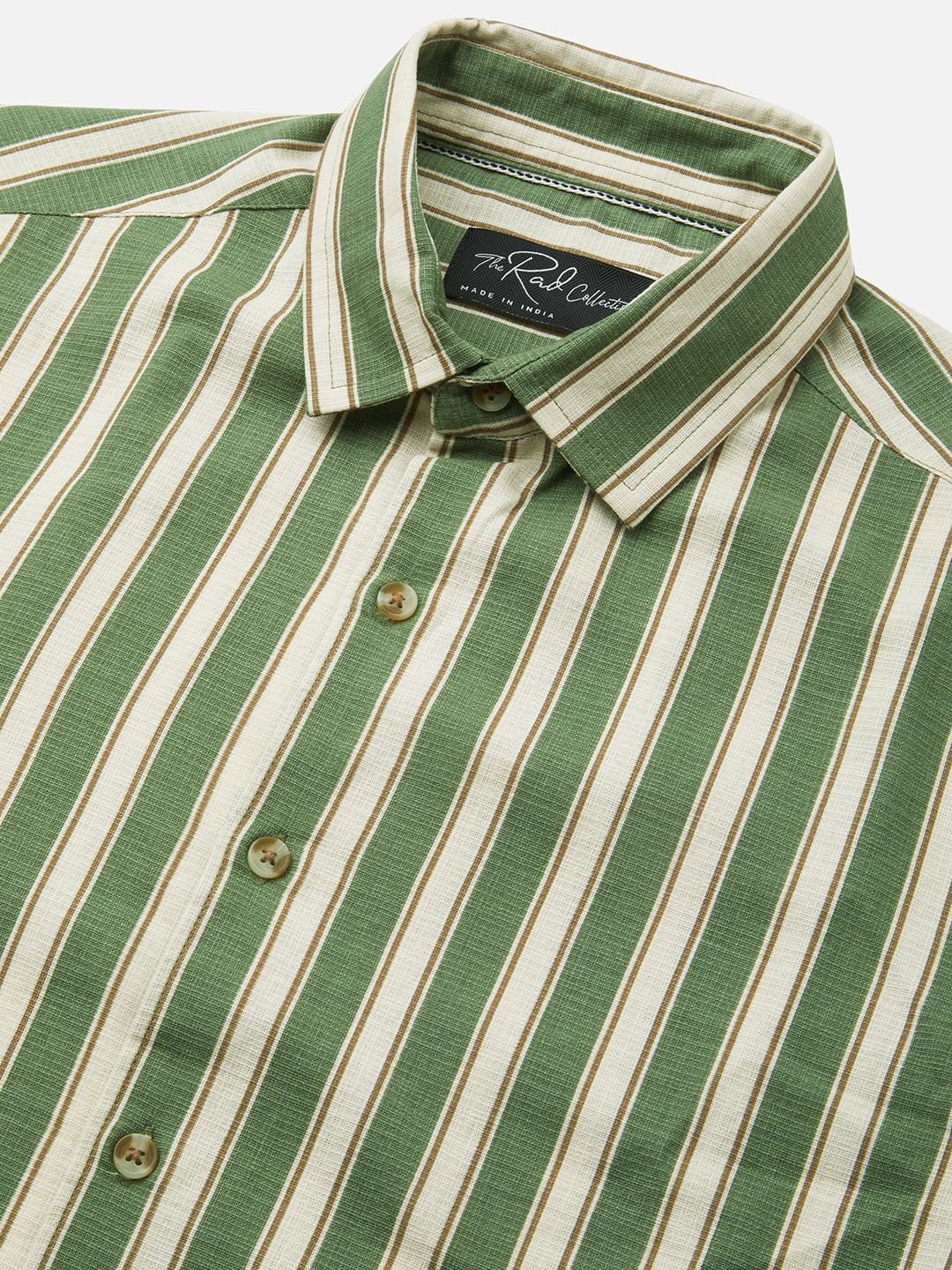 Green Striped Riviera Vibe Shirt