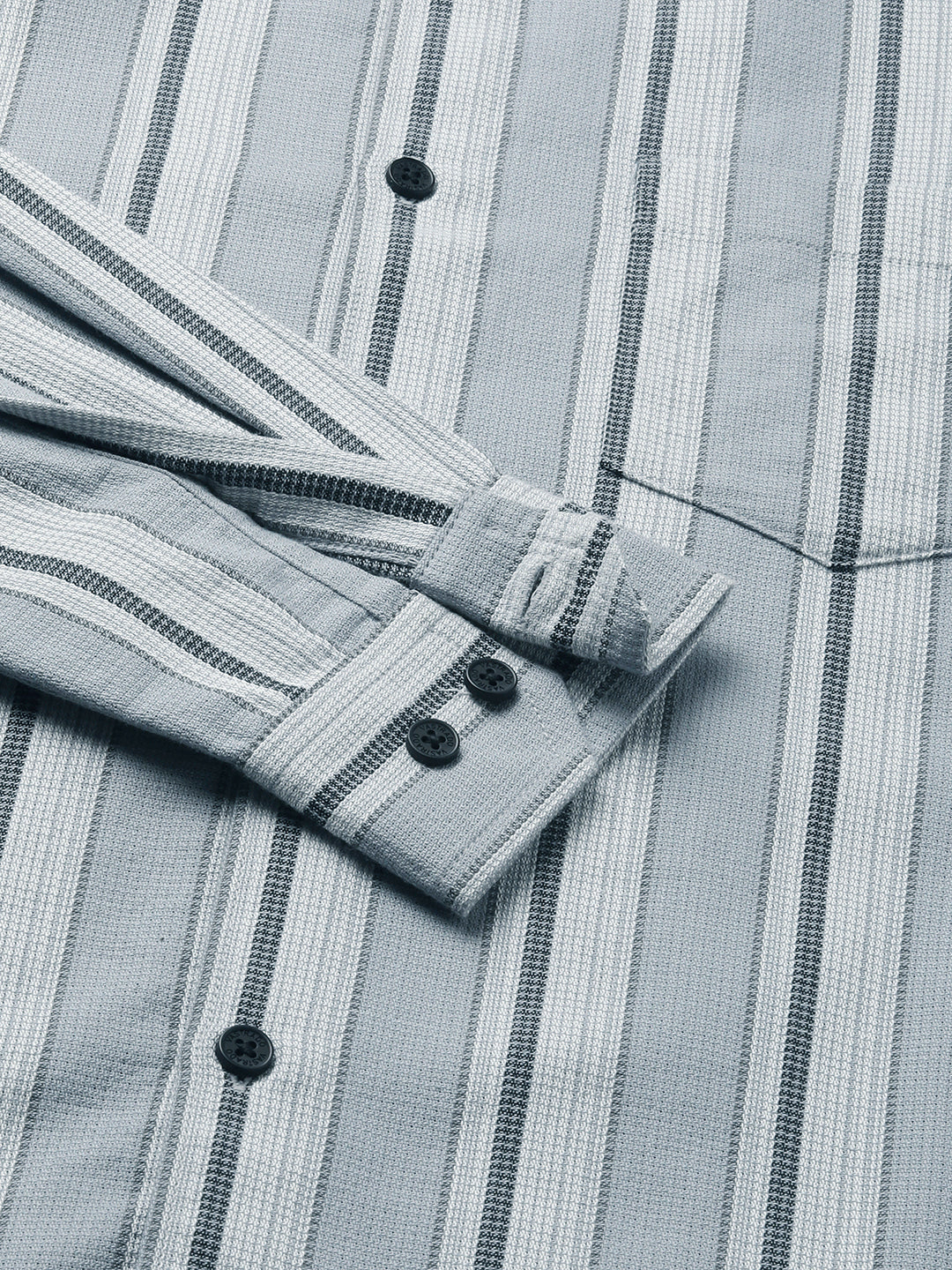 Premium Cotton Ash Flow Linear Shirt