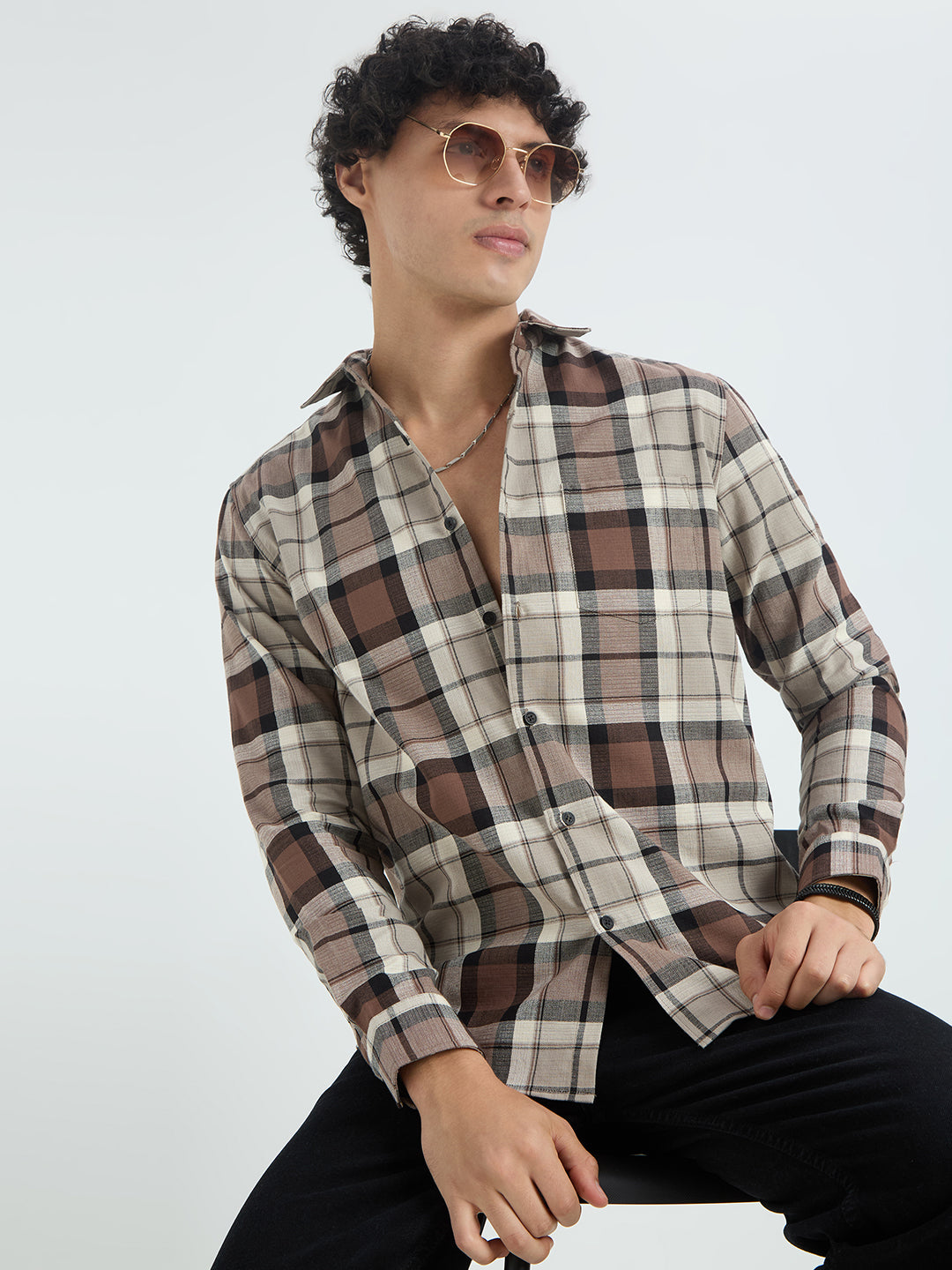 Timeless Multicolour Plaid Checkered Shirt
