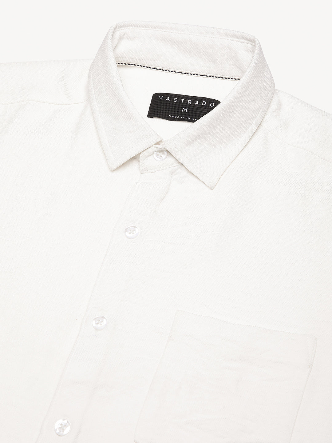 Snow White Crinkled Shirt