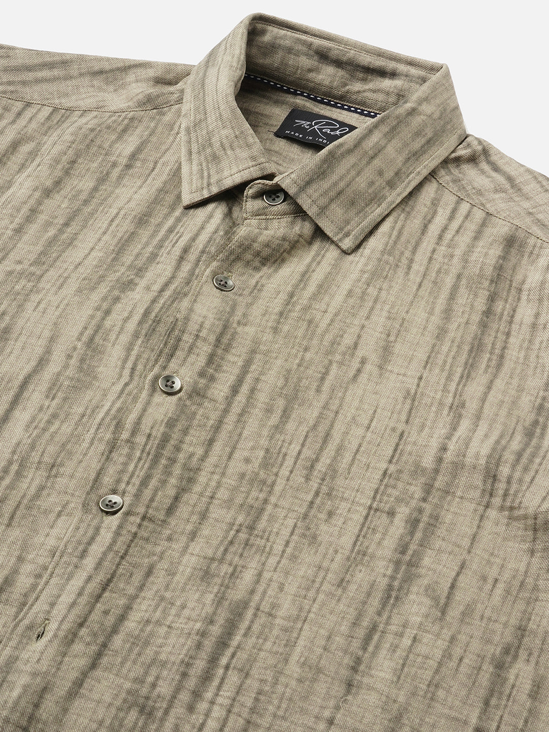 Khaki Sandstone Printed Shirt