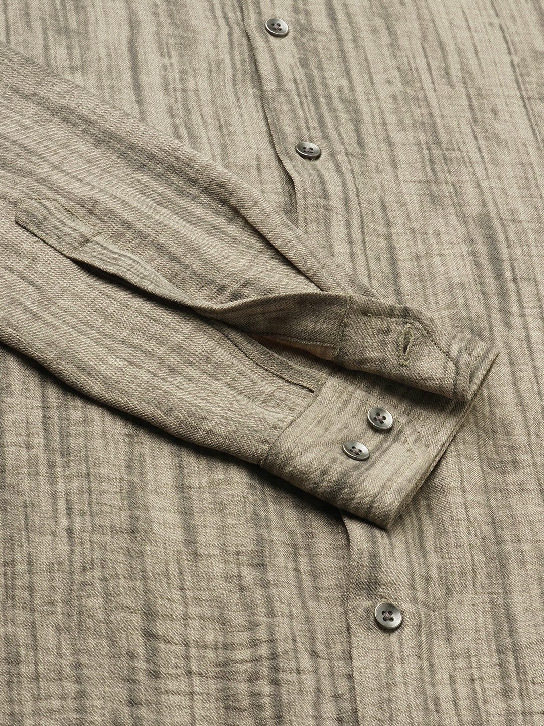 Khaki Sandstone Printed Shirt
