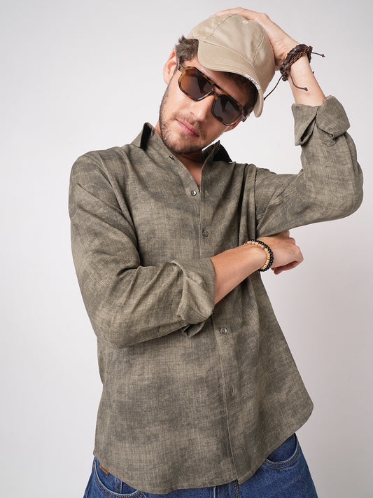 Vintage Brown Plushy Shirt
