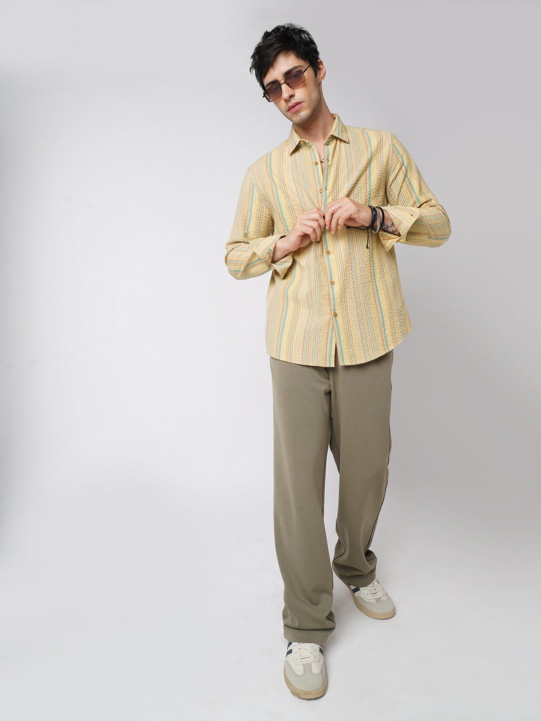 Pastel Trails Seersucker Shirt