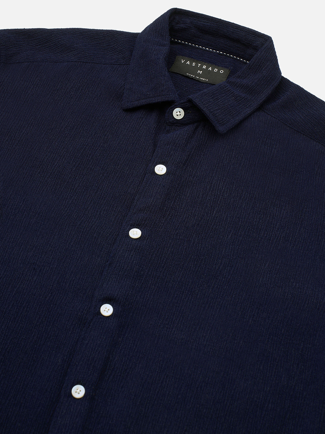 Classic Nocturne Blue Crepe Shirt