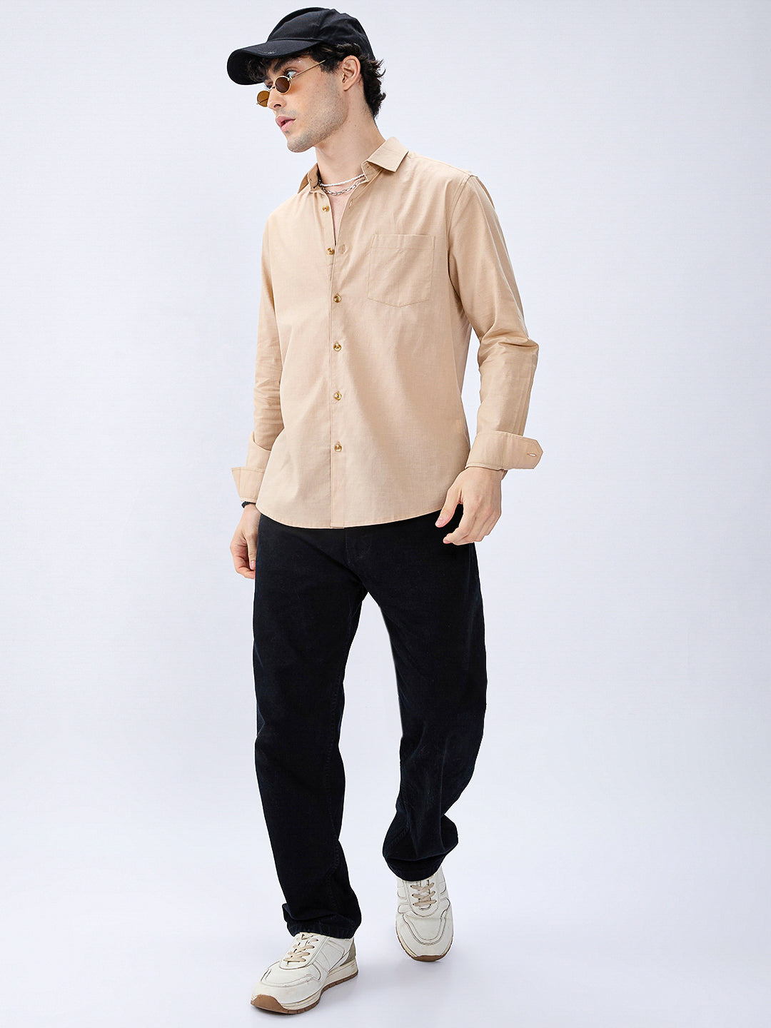 Golden Fawn Slub Shirt