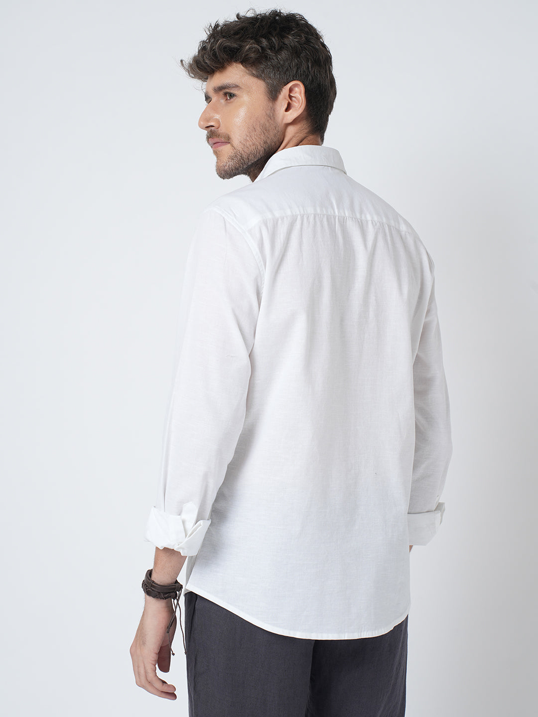Alpine White Slub Shirt