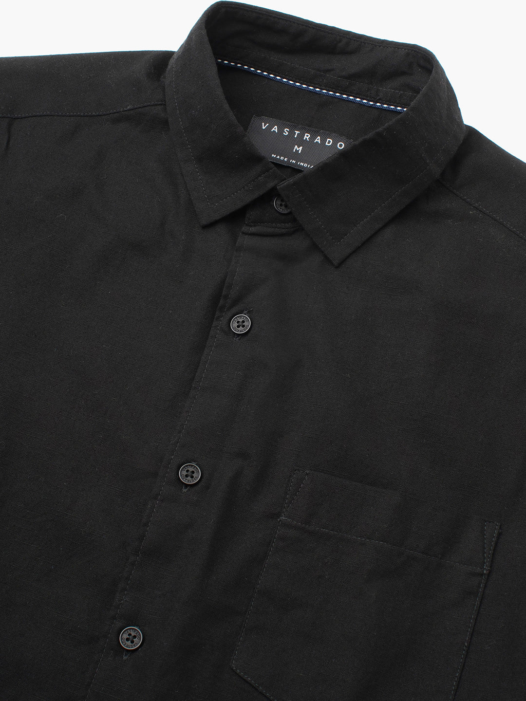 Timeless Deep Black Elite Slub Shirt