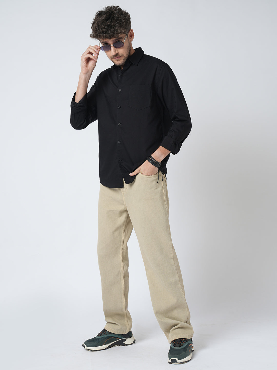 Timeless Deep Black Elite Slub Shirt