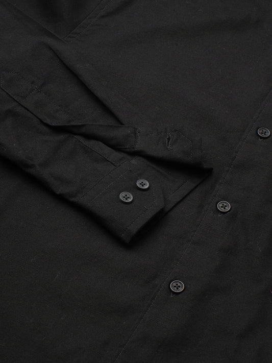 Timeless Deep Black Elite Slub Shirt