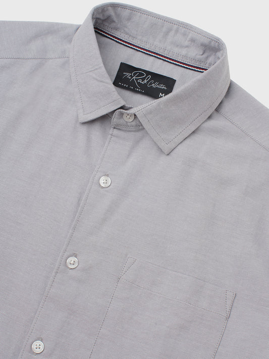 Classic Cloud Grey Oxford Shirt