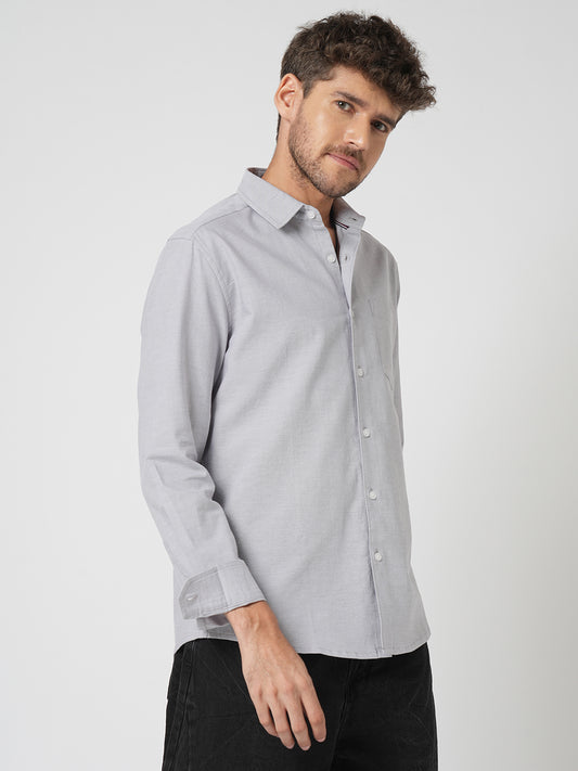 Classic Cloud Grey Oxford Shirt