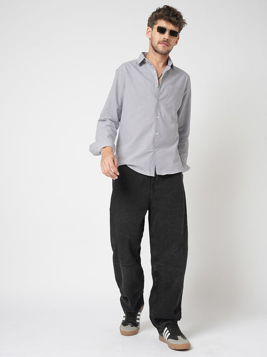 Classic Cloud Grey Oxford Shirt